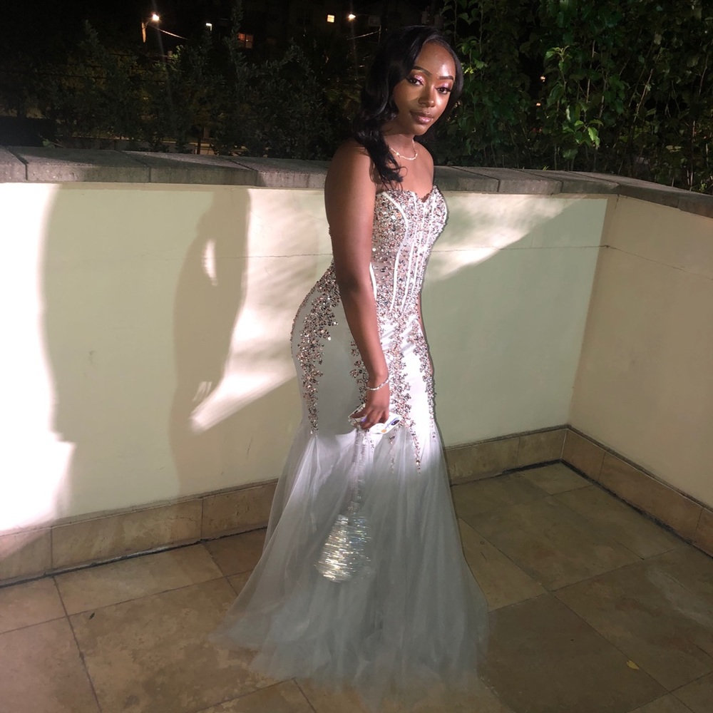 Corset top, prom dress
